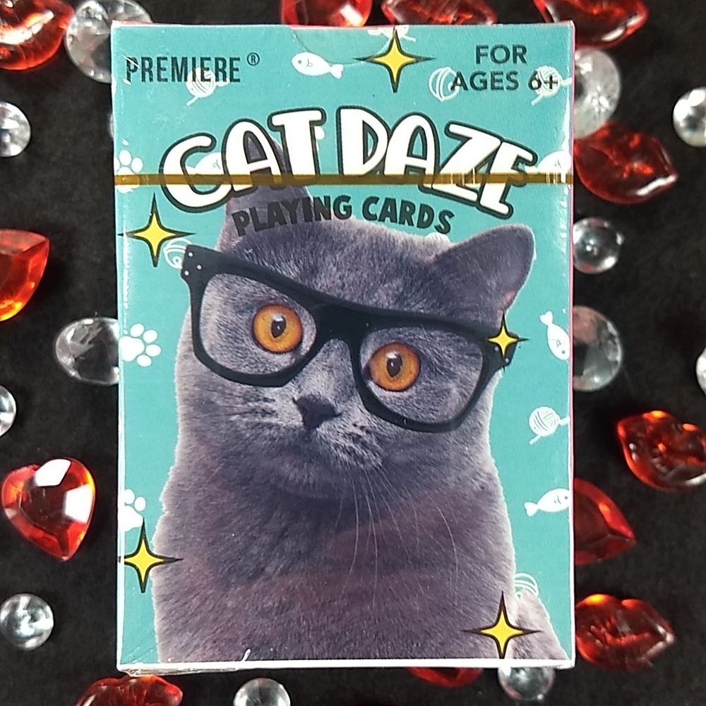 Cat Daze Playing cards, Factory Sealed Package, Cats on every card! Fun😻